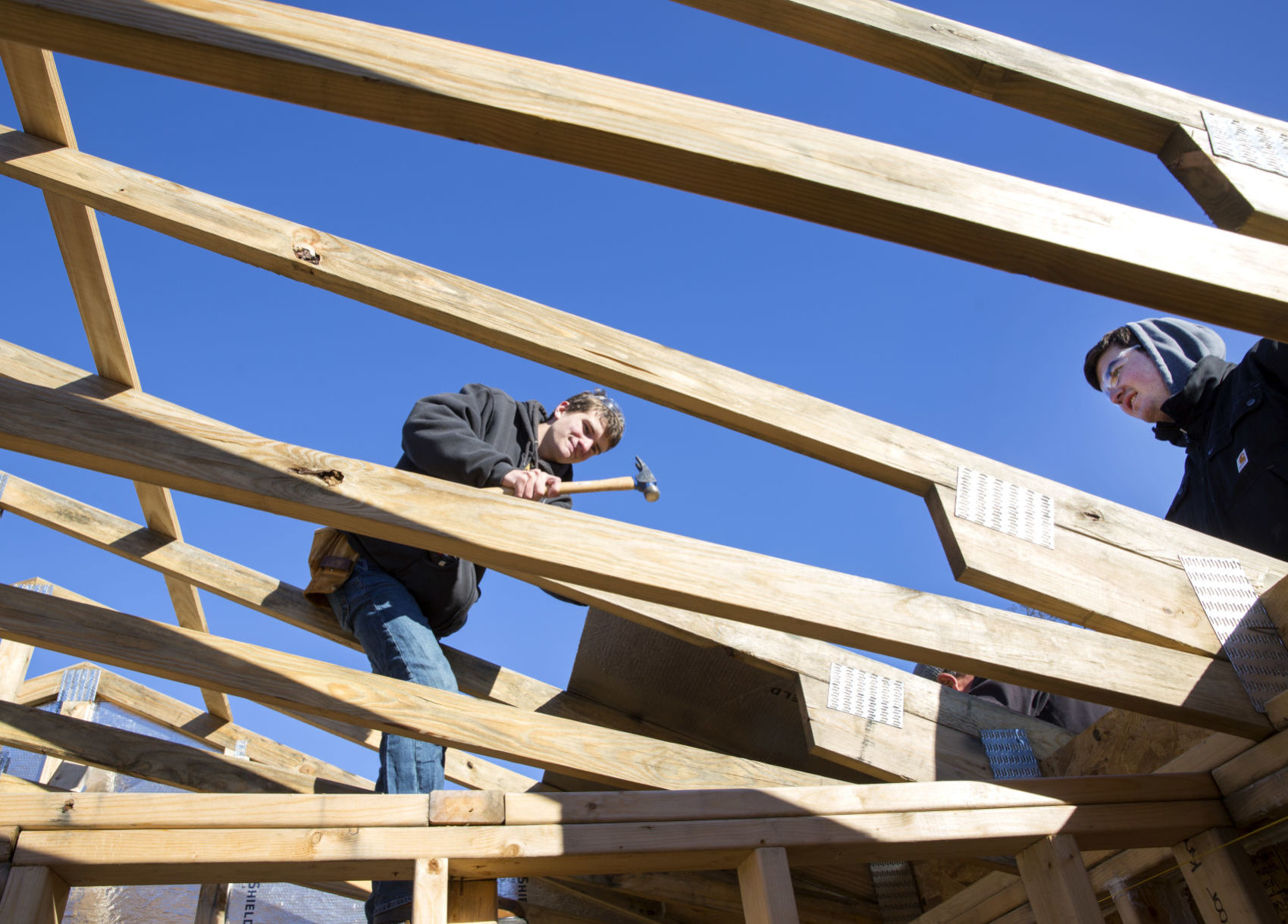 GTCC students help build tiny houses in High Point